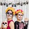 48 Pcs Dia De Los Muertos Decorations, Day of The Dead Wooden Hanging Ornaments for Altar Tree Halloween Decor Cat Dog Rabbit Skeleton Skulls for Mexican Fiesta Festival Party Favor Home Gift